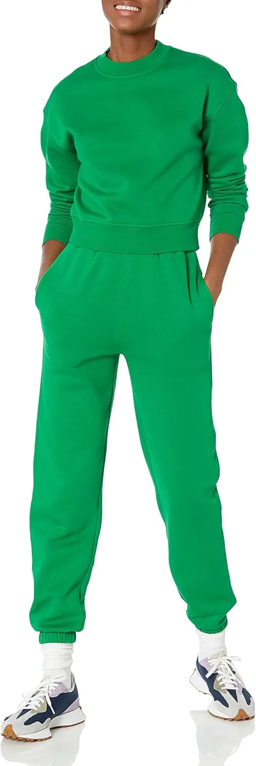 Amazon Essentials Women's Relaxed High Waist Joggers (Available in Plus Size)