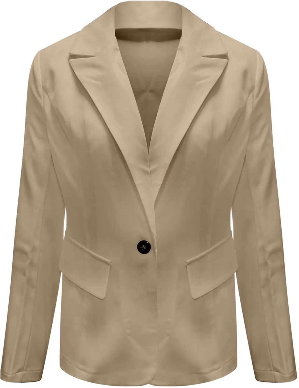 Blazers for Women 2025 Summer Lightweight Business Casual Open Front Long Sleeve Suit Jackets Slim Fit Jackets