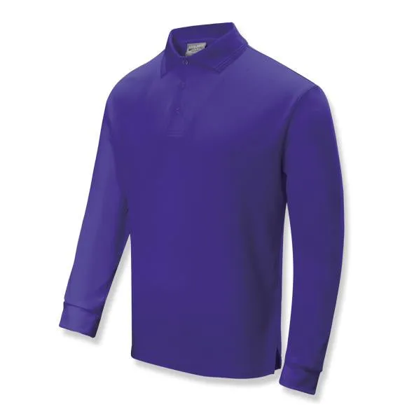 Bocini Kids Sun Smart L/S Polo 2nd (4 Color) (CP1633)