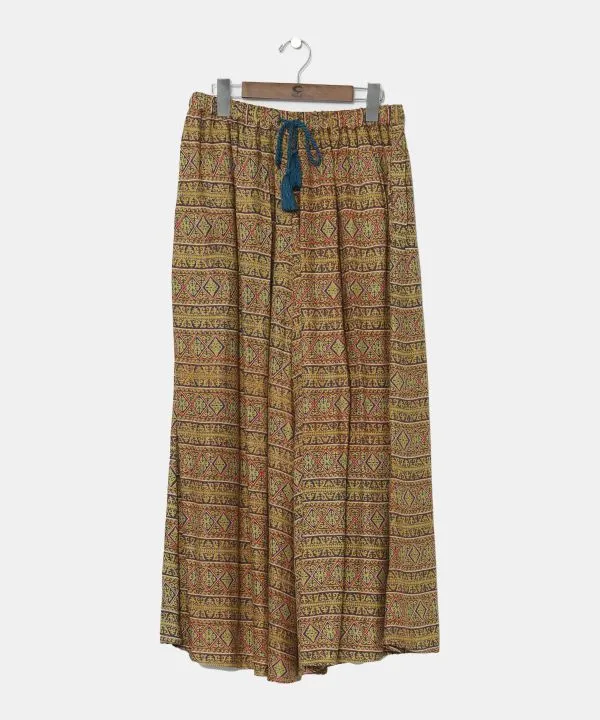 Bohemian Style Wide Leg Trousers