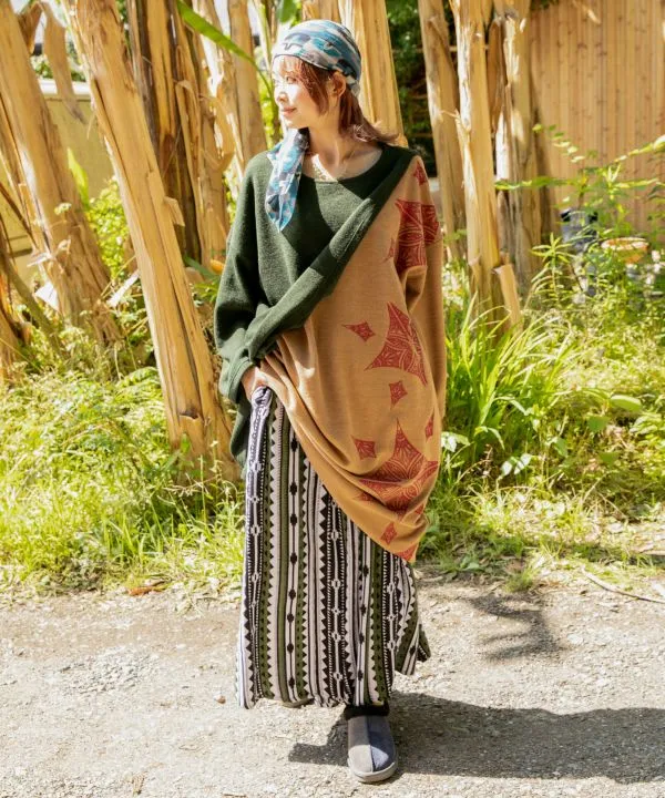 Bohemian Style Wide Leg Trousers