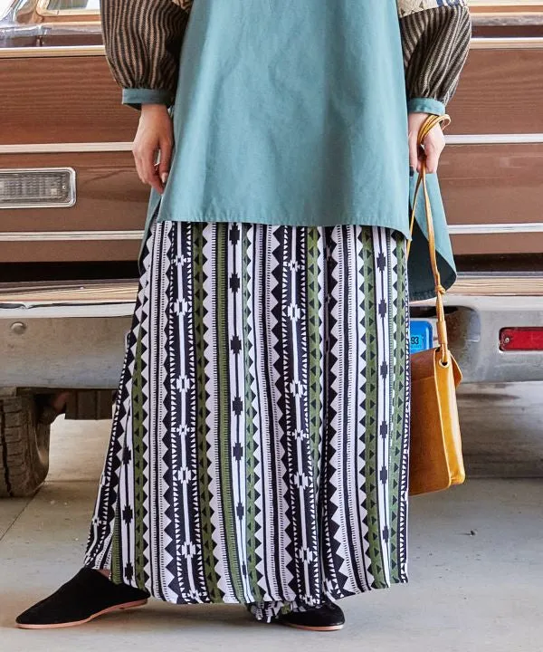 Bohemian Style Wide Leg Trousers