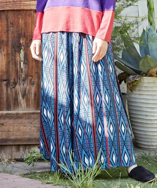 Bohemian Style Wide Leg Trousers