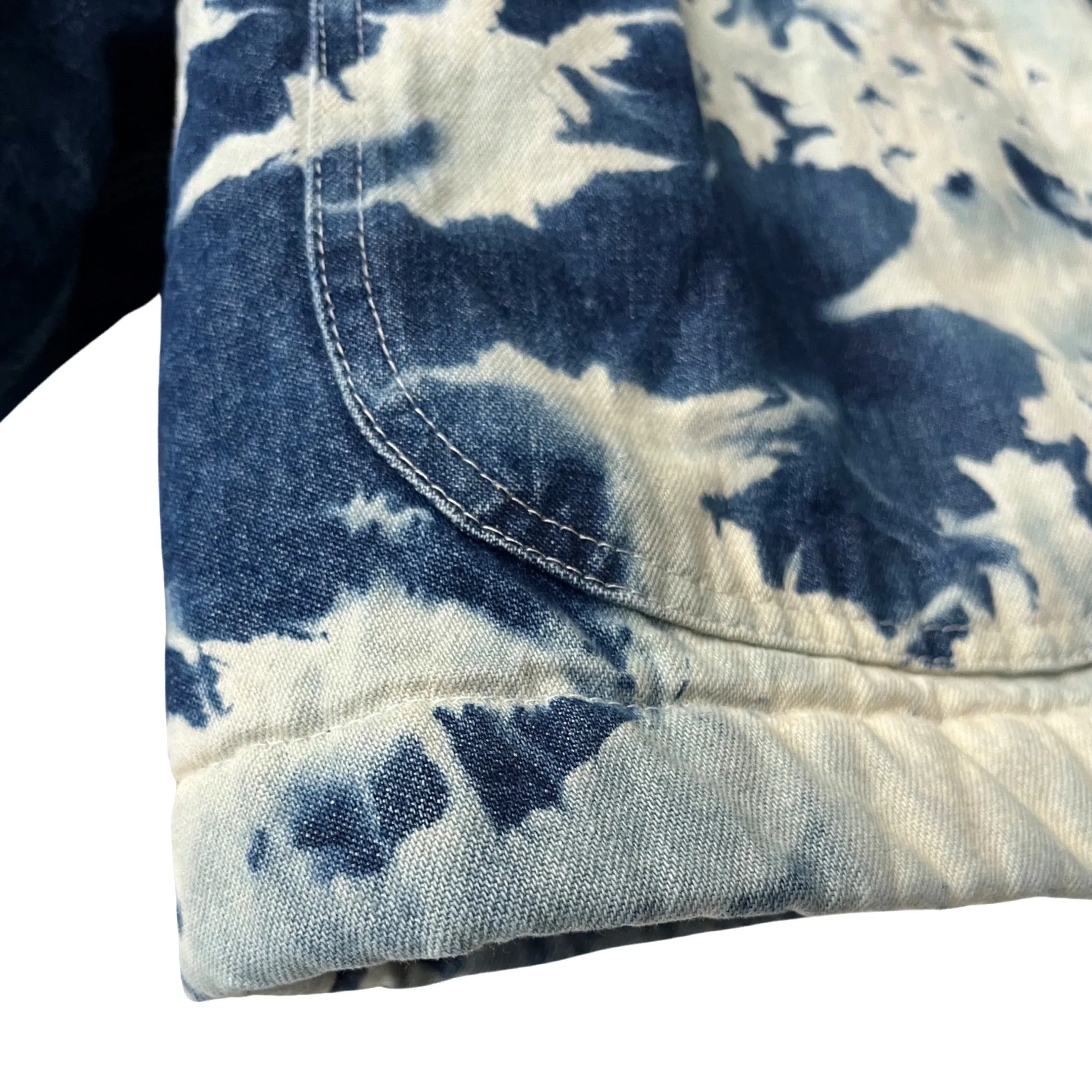 Dickies Vintage Blanket Lined Denim Coat w/Corduroy Collar in Fairbanks / LARGE