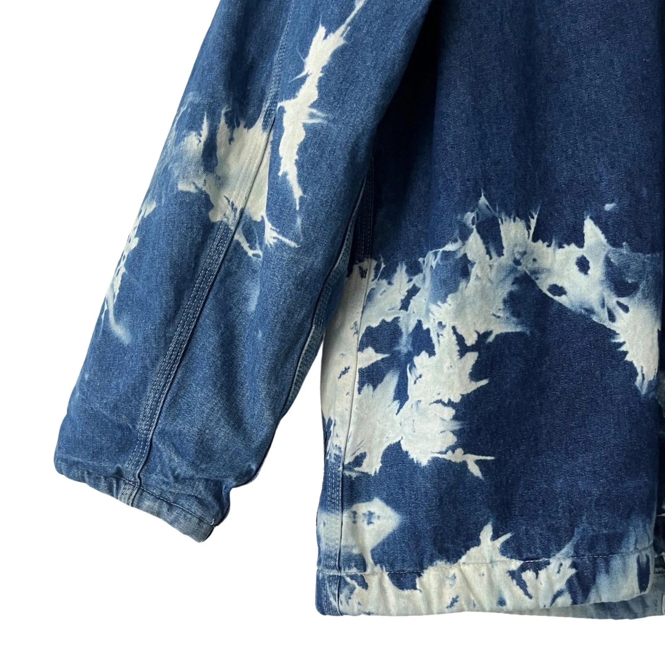 Dickies Vintage Blanket Lined Denim Coat w/Corduroy Collar in Fairbanks / LARGE