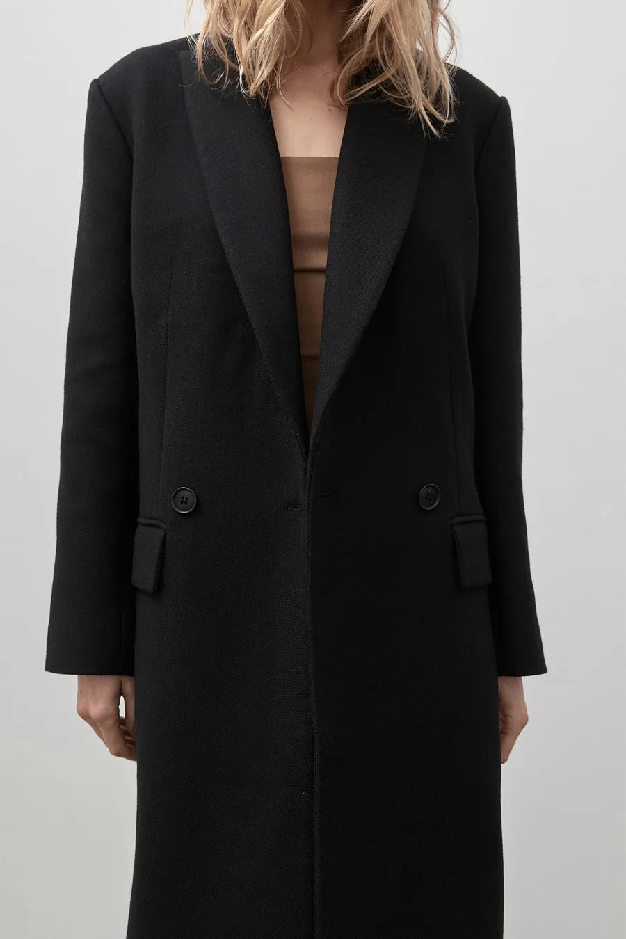 Double Breasted Wool Coat