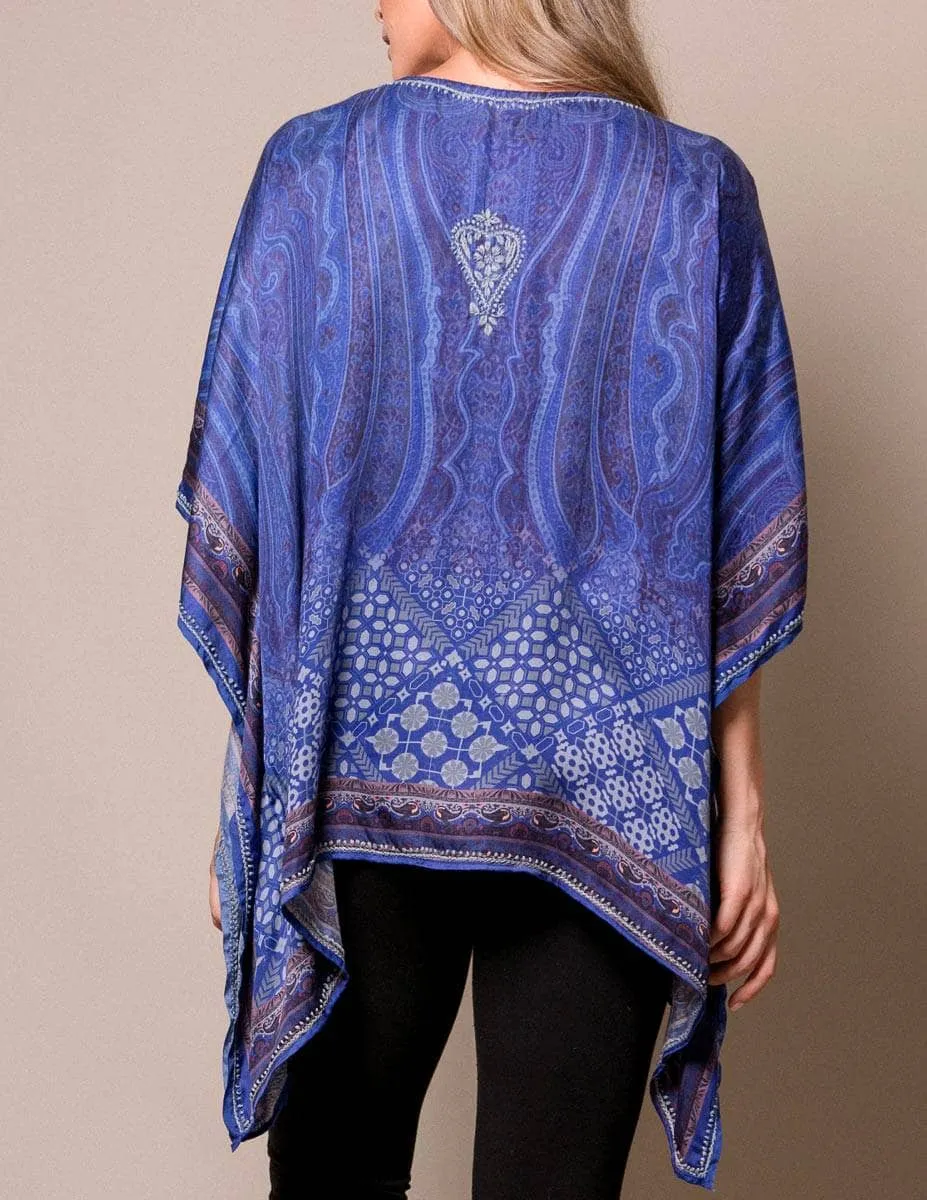 Fair Trade Flowy Tunic - Blue Violet