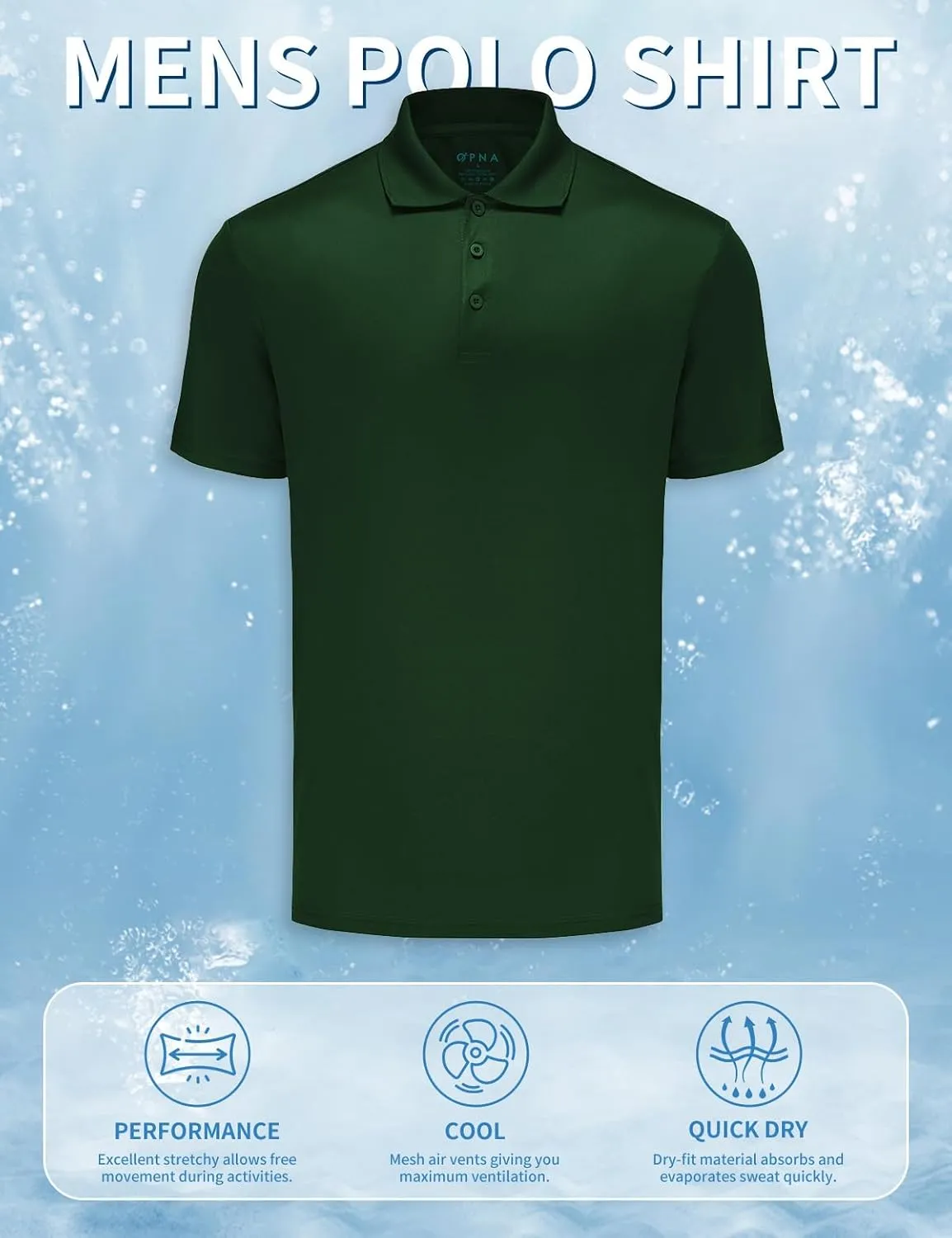Golf Shirts for Men Regular and Big and Tall Size Golf Polos Dry Fit Mens Polo Shirts Short Sleeve