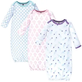 Hudson Baby Cotton Gowns, Peacock Feathers