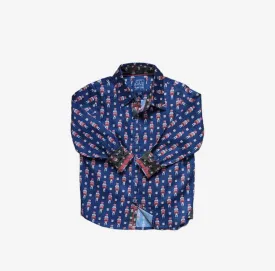 Long Sleeve Shirt, Nutcrackers Midnight