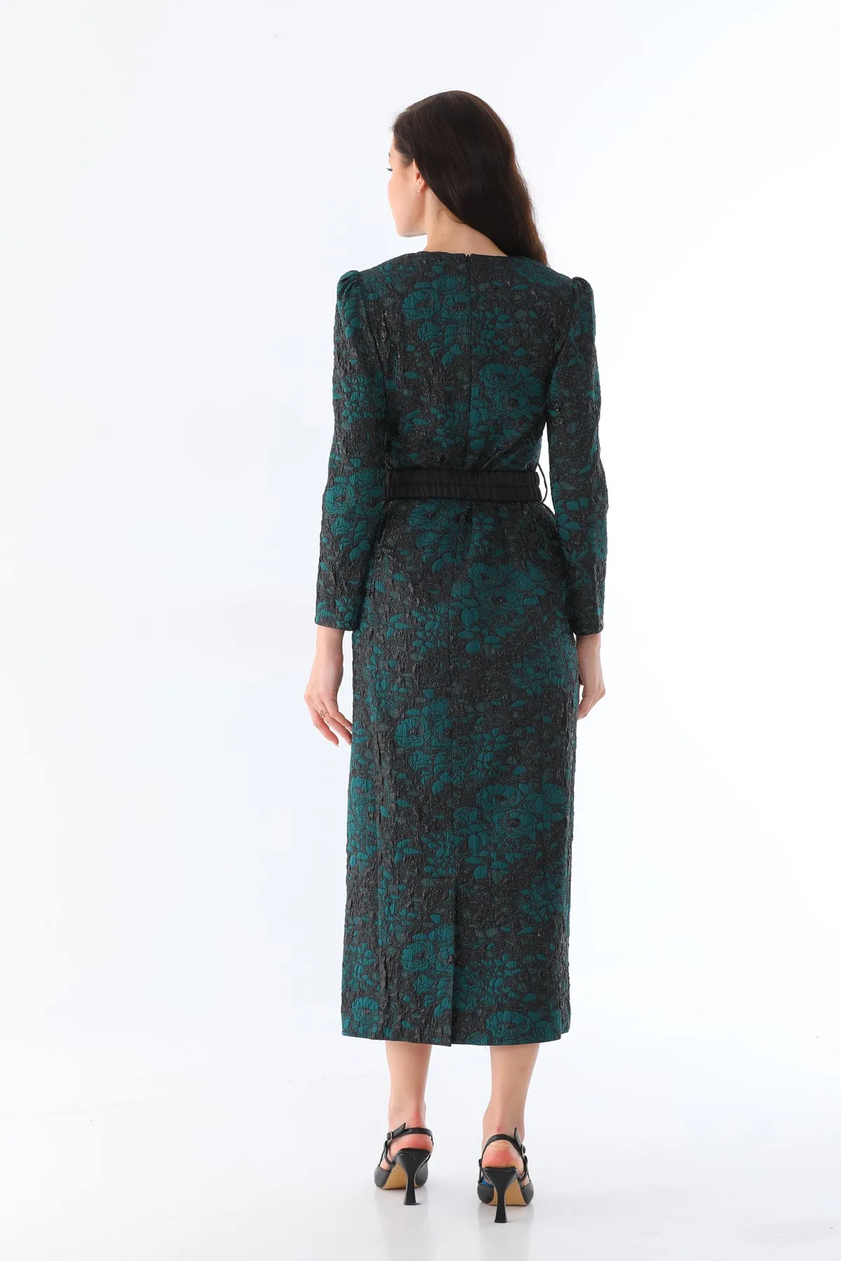 Q&P Elana Dress Green