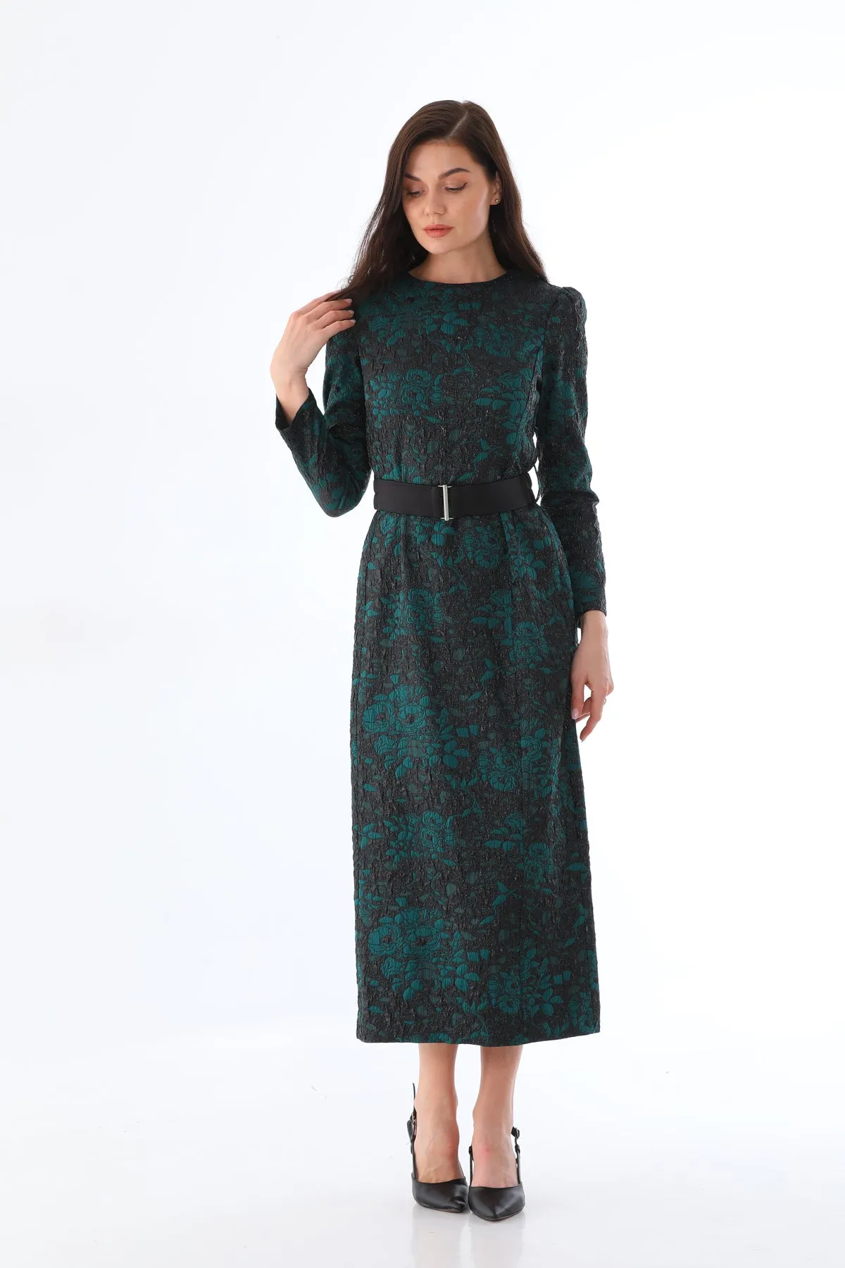 Q&P Elana Dress Green