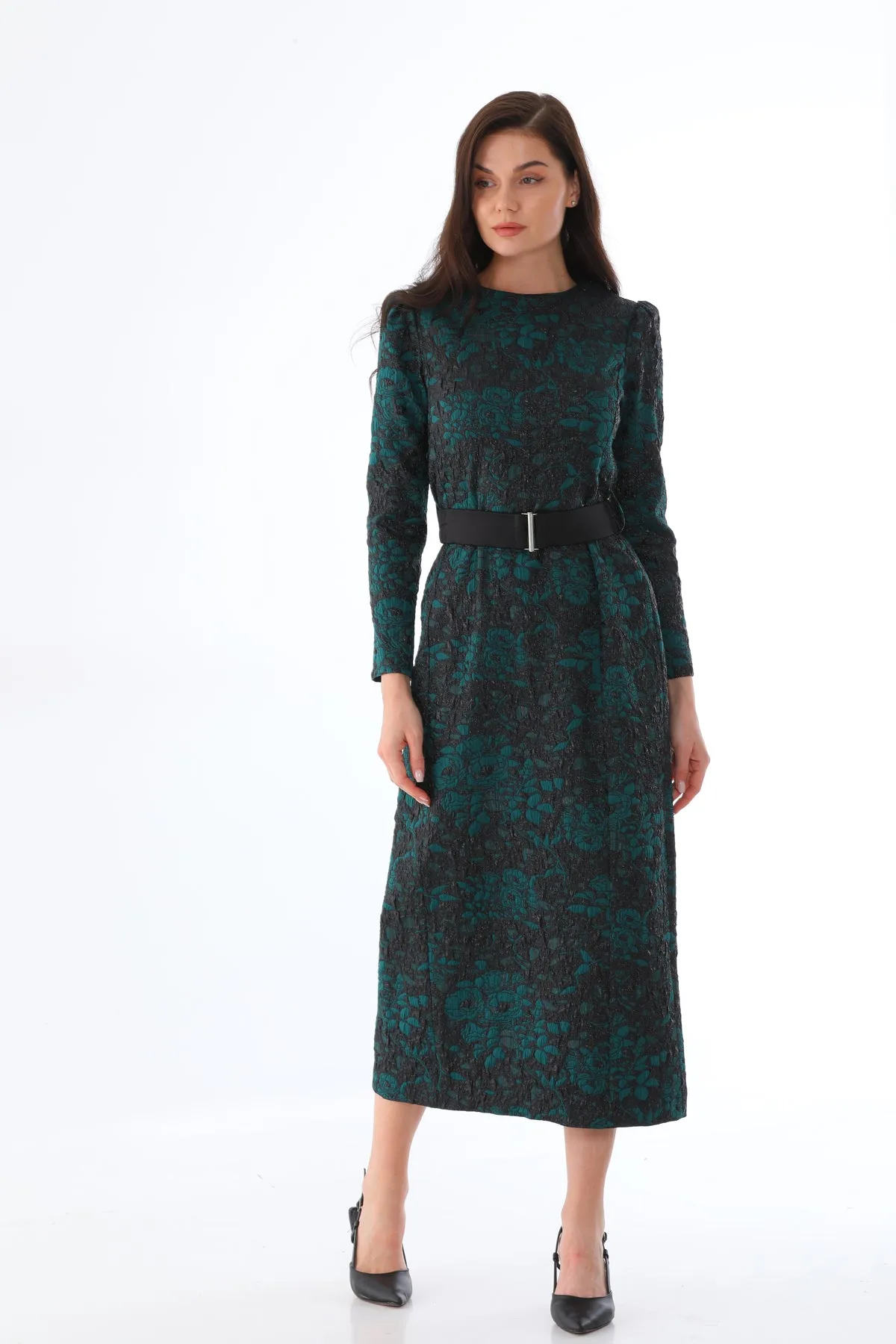 Q&P Elana Dress Green