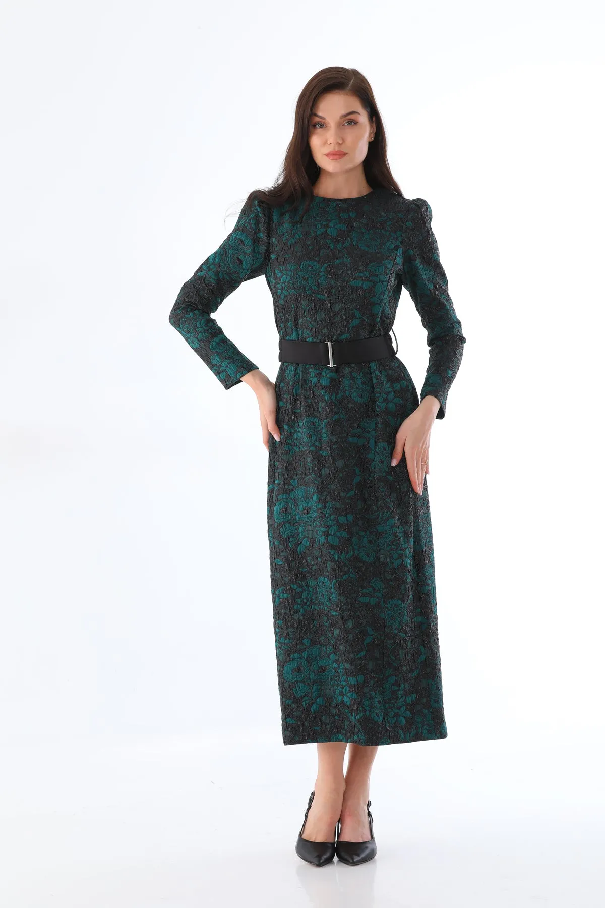 Q&P Elana Dress Green