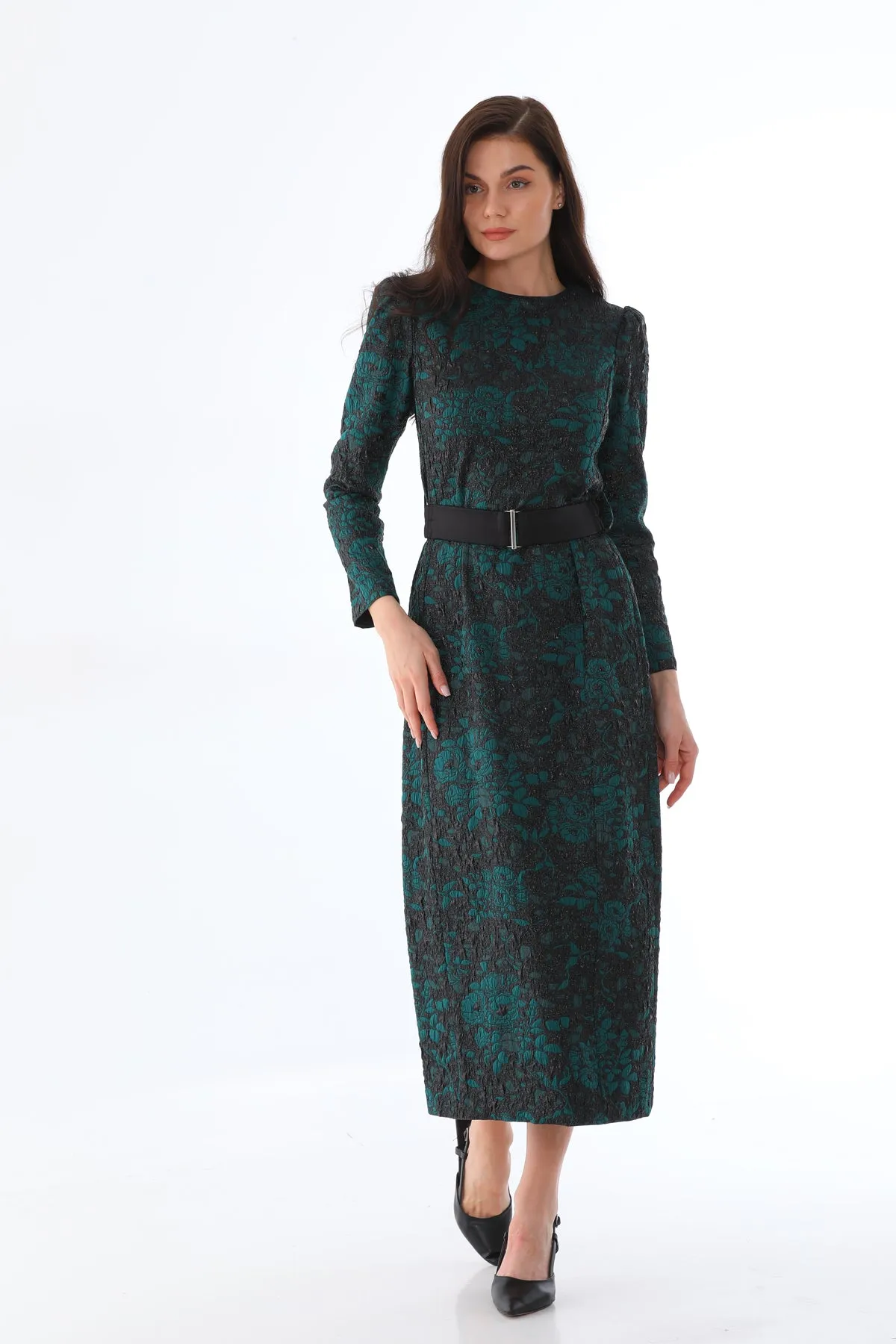 Q&P Elana Dress Green