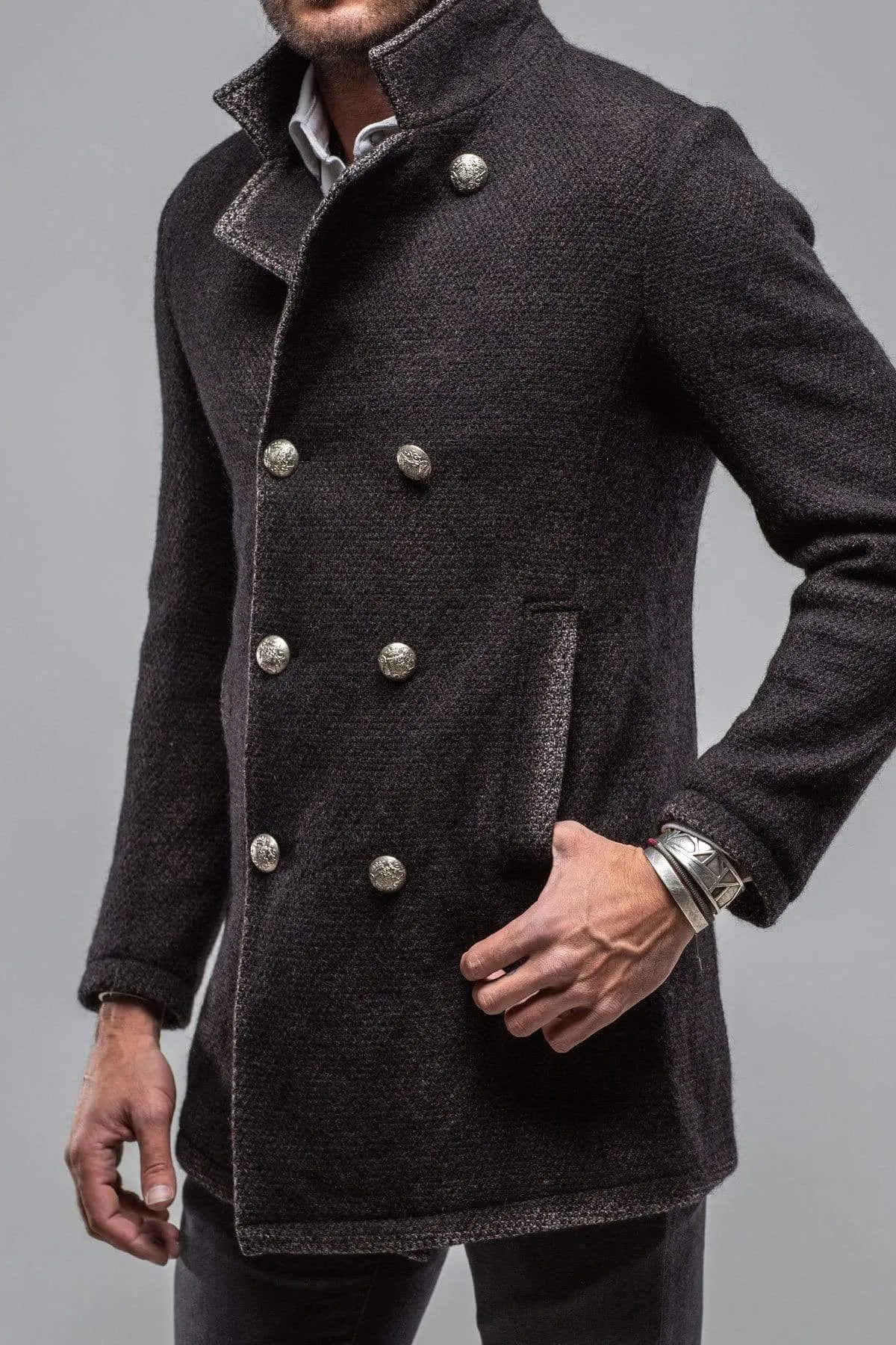 St. Christoff Jacket In Charcoal