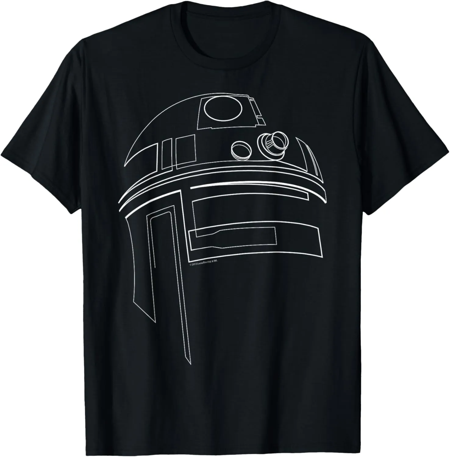 Star Wars R2-D2 Minimalist Style R2-D2 Portrait T-Shirt