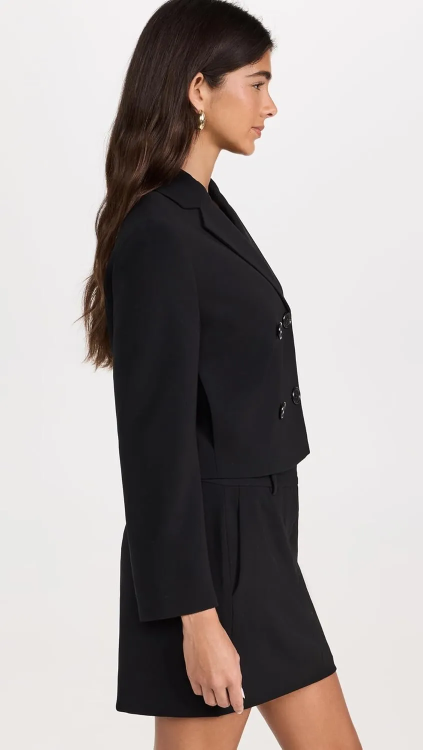 Theory Women's Crop Double Breasted Jacket