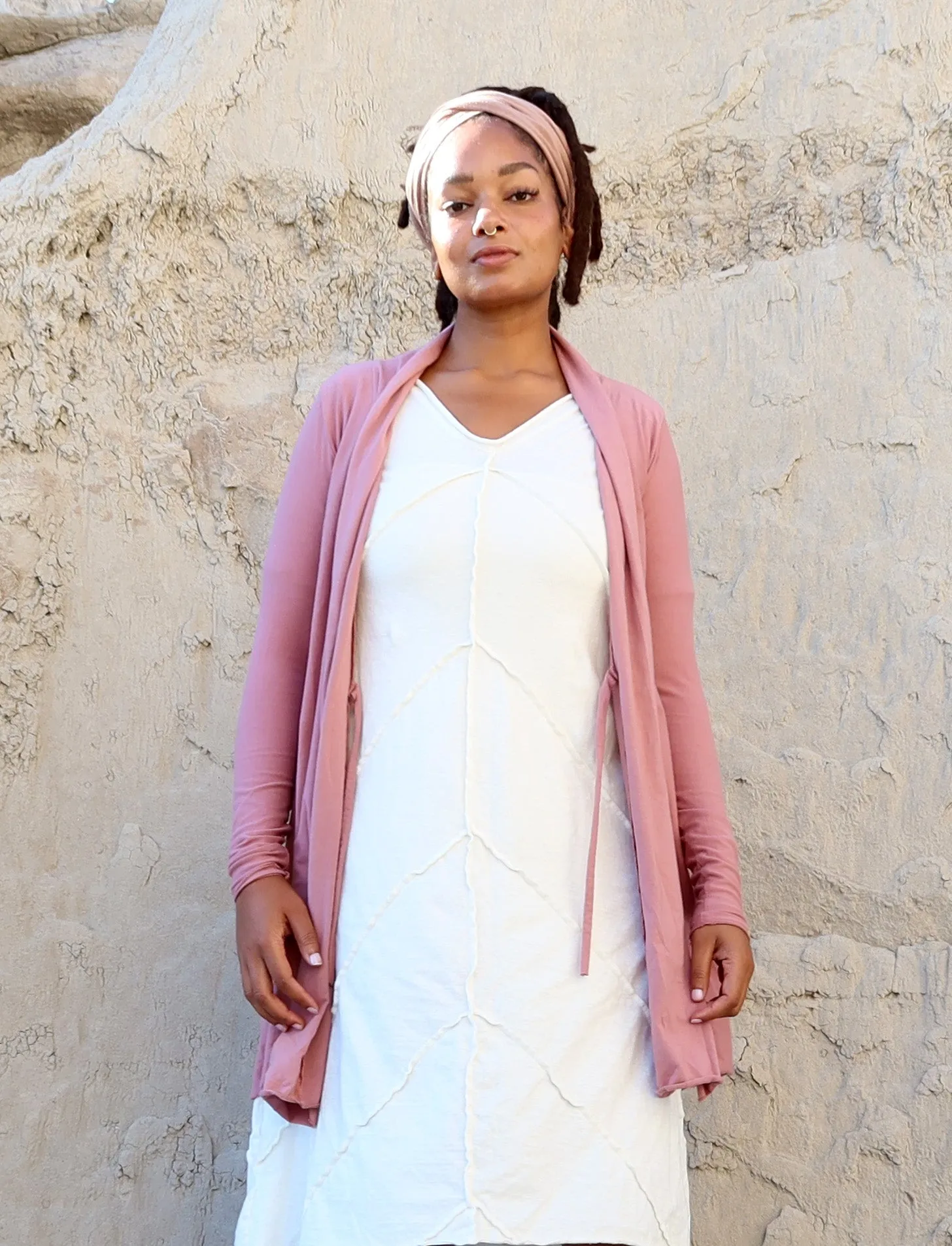 Tie Front Ojai Tunic Cardigan