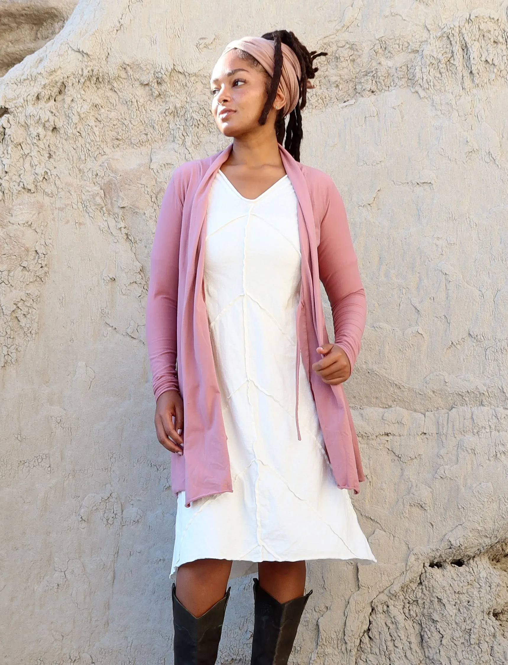 Tie Front Ojai Tunic Cardigan