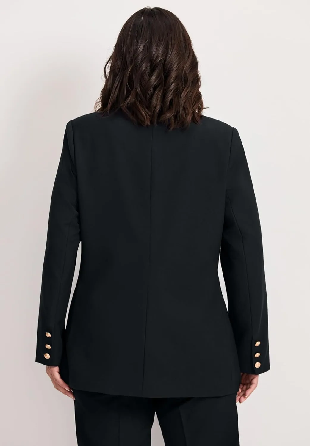 Women's Plus Size Cool Hand Double Breasted Blazer