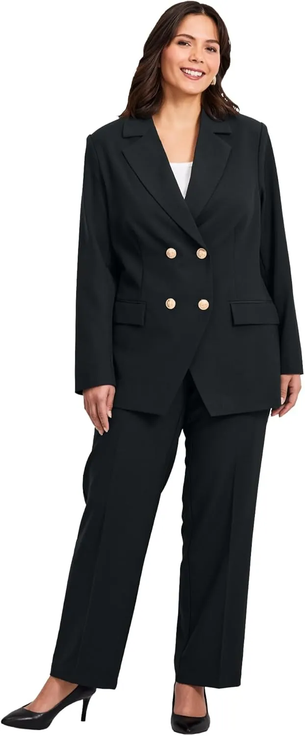 Women's Plus Size Cool Hand Double Breasted Blazer