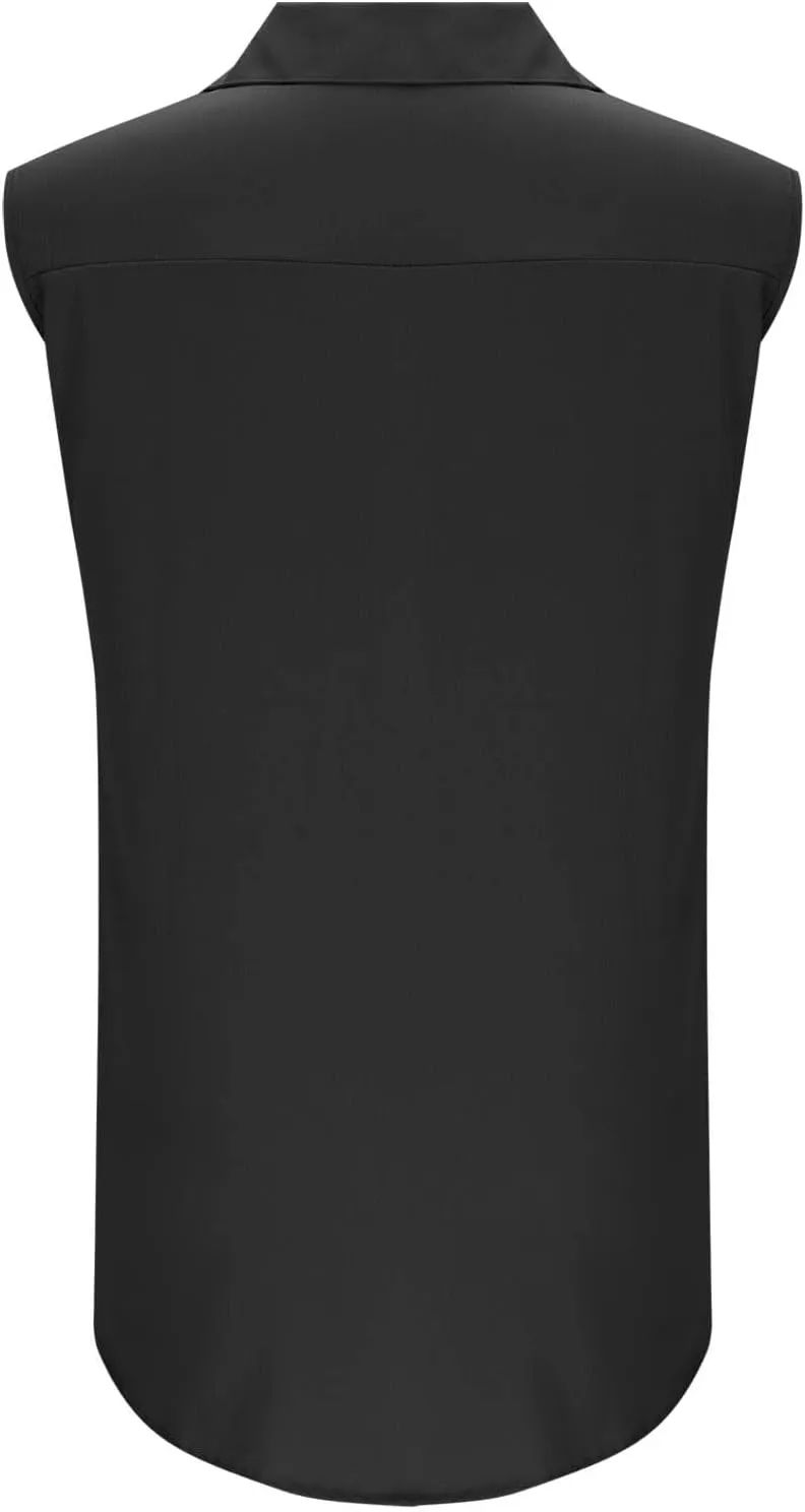 XOWRTE Womens Casual Cotton Linen Mini Dress Summer Dresses Lapel V Neck Sleeveless Tank Dress Pleated Flowy Sundress 2025